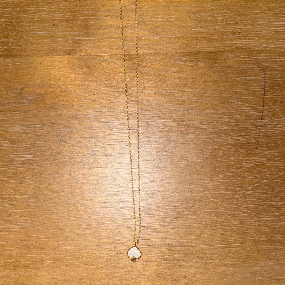 Kate Spade Gold Heart Necklace